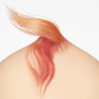 パナソニックのマイナスイオン ヘアドライヤーなら、カッチカチの髪の毛もアッという間にサラサラになってしまう事を訴求する、クリエイティブなポスター広告