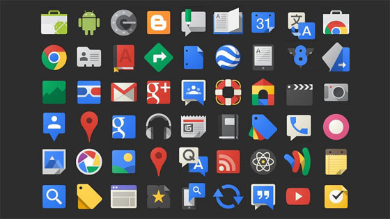 フラットデザインに似合うSNSアイコンなどが配布中 『35 Beautiful Free Flat Icons Sets that You can Use』11