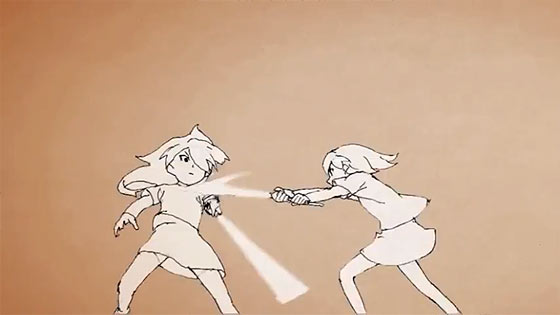 2人の可愛い少女が殴る！蹴る！迫力満点の色んな技を繰り出す自主制作アニメーション『 DOOPPEL! 』が面白い2