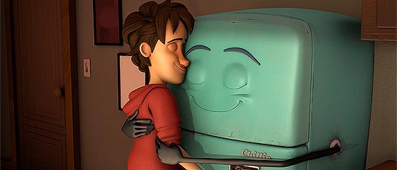 【動画】少年と古びた冷蔵庫の心温まる交流を描いた3DCGアニメーション『 Runaway 』
