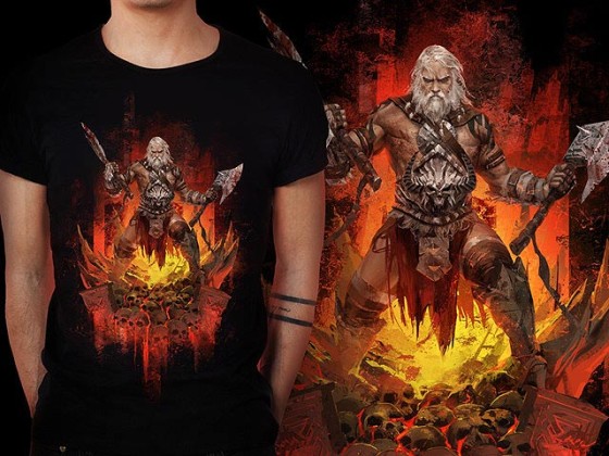 アクションRPG『 Diablo III 』をテーマに開催されている、Tシャツデザインコンテストの出来が素晴らしい12