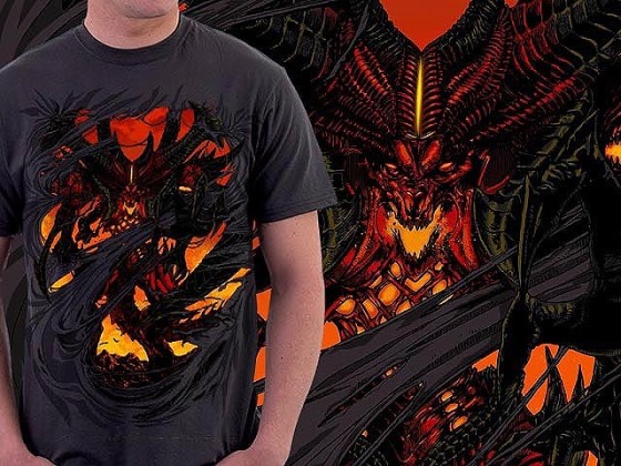 アクションRPG『 Diablo III 』をテーマに開催されている、Tシャツデザインコンテストの出来が素晴らしい18