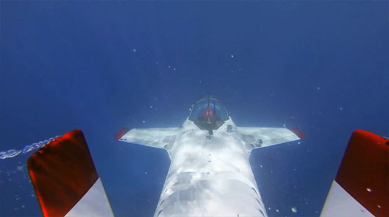 ビデオカメラ『GoPro』の、深い海の底でクジラの姿を捉えるキャンペーン動画2