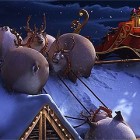 【動画】真ん丸な動物のデフォルメ具合が素晴らしい、ROLLIN’ WILDによるクリスマス版3DCGアニメーション『 Rollin Christmas 』